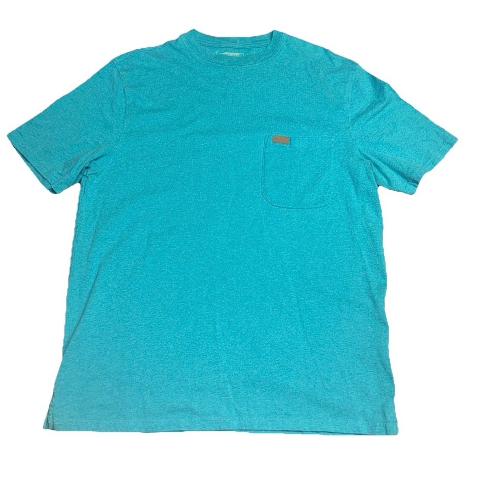 Pendleton Men's‎ Pocket Tee Medium Light Blue Heathered Short Sleeve Western